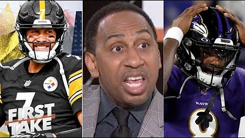 First Take| Stephen A "goes off" Steelers ruin Ravens 28-24 Week 8; Lamar choked by Unbeaten Big Ben