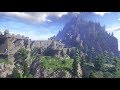 Exploring Kaer Morhen in Minecraft ULTRA REALISTIC GRAPHICS 1440p