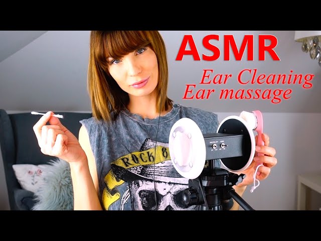ASMR Ear Cleaning and Ear Massage to relax and calm down