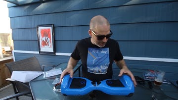 UNBOXING IO HAWK blue - DIY bumper & Calibrate - Self Balancing Personal Mobility Device