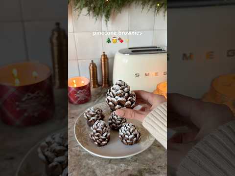 Making Pinecone Brownies