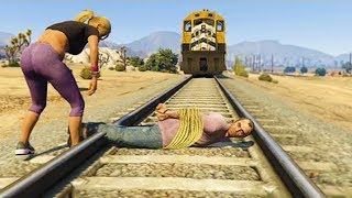 Приколы в GTA 5 | WDF 67 | Поездец