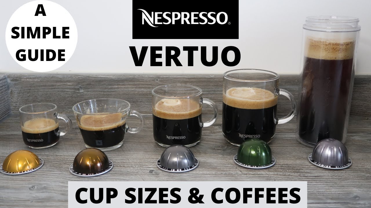 Nespresso Vertuo Sizes - YouTube