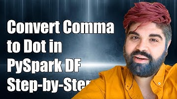 How to Convert Comma to Dot in PySpark DataFrame: A Step-by-Step Guide