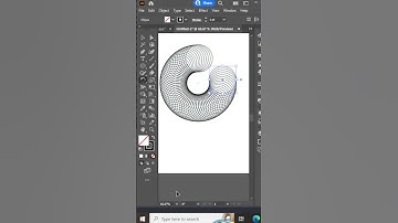 Spirograph Effect in Adobe Illustrator #Shorts