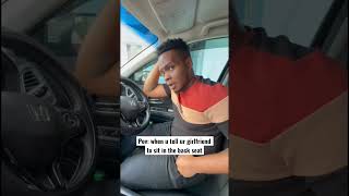 When girlfriends sit in the back