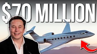 Inside Elon Musk's 70 Million Massive Private Jet