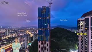 Sfera Residence Drone Site Level 30 Night View