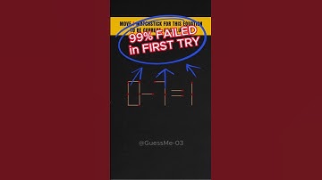 BEST Riddle of the day?? CAN you SOLVE it #02 #matchstickriddles #riddles