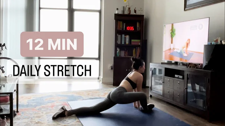 12 MIN DAILY STRETCH (full body) - for tight muscles, mobility & flexibility