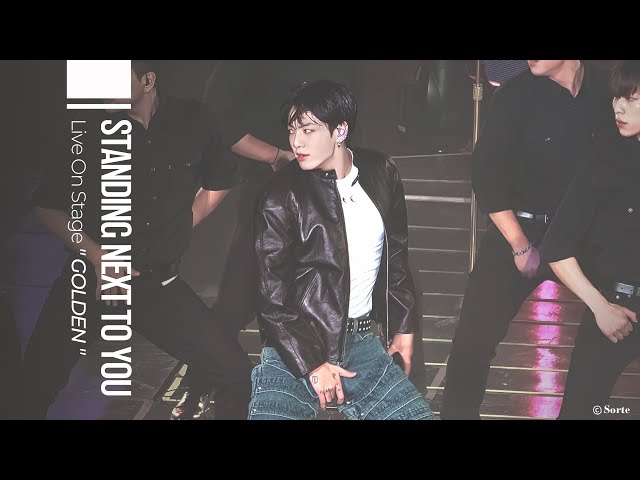 231120 JUNGKOOK Standing Next To You 4K Cam / ‘GOLDEN’ Live On Stage class=