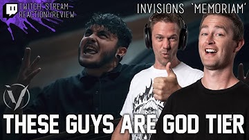InVisions - Memoriam REACTION // Twitch Highlight // Roguenjosh and Benny Livestream Reacts