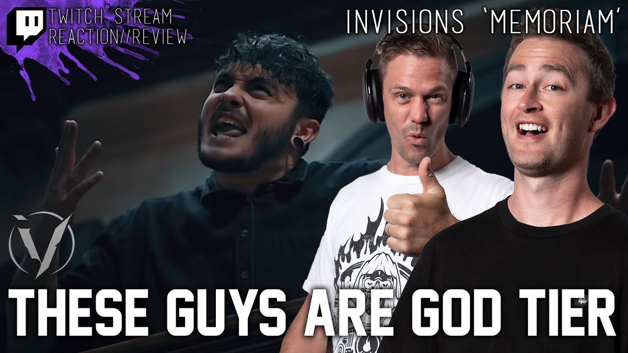 InVisions - Memoriam REACTION // Twitch Highlight // Roguenjosh and Benny Livestream Reacts