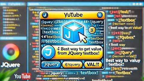 🔥 Best Way to Get Value from jQuery Textbox | jQuery Tutorial