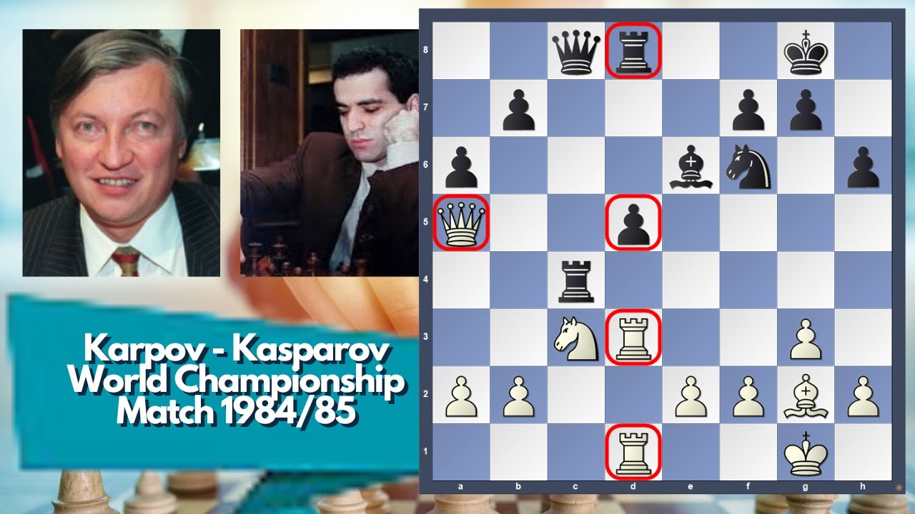 Karpov - Kasparov World Championship Match 1984/85 chess event