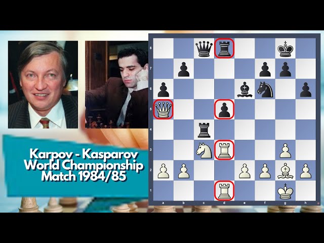 Destruction of Kasparov / World chess championship 1984 Karpov vs