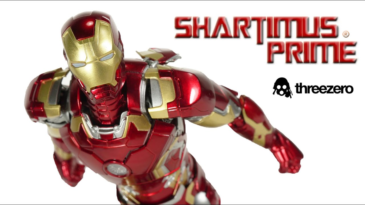 ThreeZero Iron Man Mark 43 DLX Infinity Saga Avengers Age of Ultron 7 Inch  Marvel Figure Review