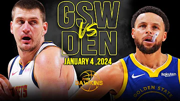 Golden State Warriors vs Denver Nuggets Full Game Highlights | January 4, 2024 | FreeDawkins