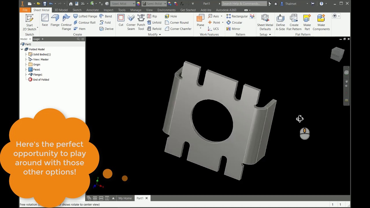 Sheet Metal Designs Tutorial YouTube