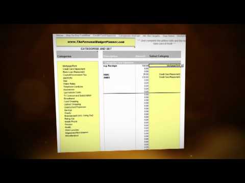 personal budget planner spreadsheet for excel www