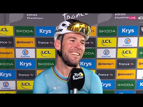 TOUR DE FRANCE 2024 - L'émotion de Mark Cavendish : "C'était un gros pari mais on l'a fait"