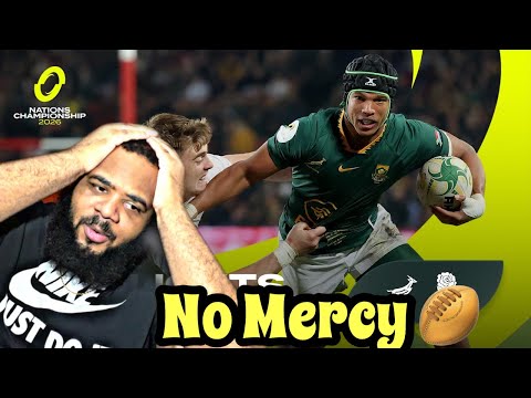AMERICAN REACTS to South Africa v England | RUGBY HIGHLIGHTS