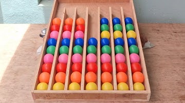 sorting color ball puzzle game challenge speed and strategy || LKR Food Challenge