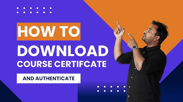 How to Download Course Completion Certificate and Authenticate at Learn Digital.AI