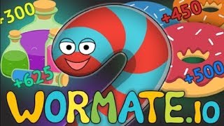 WORMATE - Безумный Червяк Игра клон SLITHER IO И WORMAX IO