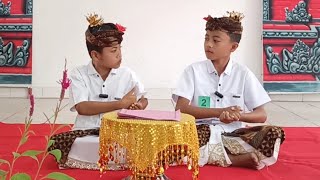 Juara 1 Tembang Macepat Pupuh Sinom dan Semarandana Putra