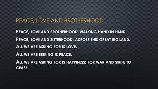 ブルースリー　 PEACE, LOVE & BROTHERHOOD Peace, Love and Brotherhood - YouTube