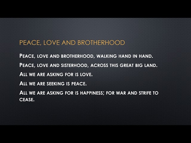 ブルースリー　 PEACE, LOVE & BROTHERHOOD Peace, Love and Brotherhood - YouTube