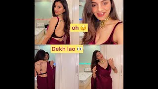 Anveshi Jain App Live Video She Is So Hot In Sari Watch Full Video