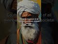 Equitable treatment of all members underpins societal welfare
