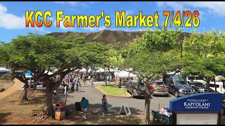 KCC Farmer's Market 7/4/26 in Honolulu, Oahu, Hawaii