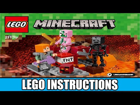 lego minecraft nether fortress 21122 set 100% COMPLETE with