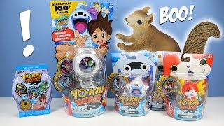 YO-KAI Watch Series 1 Medals Whisper Jibanyan & Komasan Toys Opening