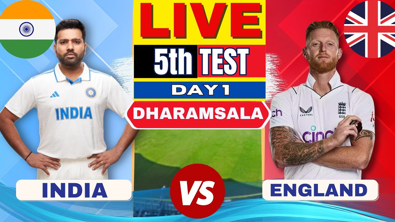 LIVE India vs England 5th Test, Day 1 Live Score & Commentary IND vs
