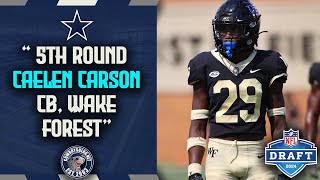 Cowboys Draft CB, Caelen Carson in the 5th Round | Cowboys 2024 NFL Draft