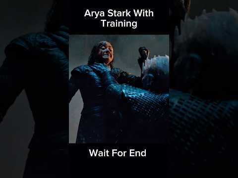Arya stark With Training & Without Training #shorts, #gameofthrones, #houseofdragons,