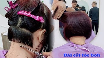 Hướng dẫn cắt tóc bob cúp tự nhiên
