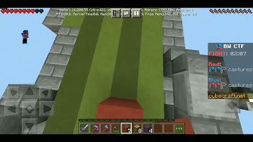 Playing Minecraft Blockwars CTF on Op Mode New! With block wars ranked Pepole (Wolfminer)