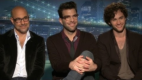 Badgley, Tucci and Quinto on 