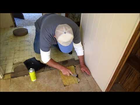 How to Remove Self Adhesive Floor Tile with Goof Off