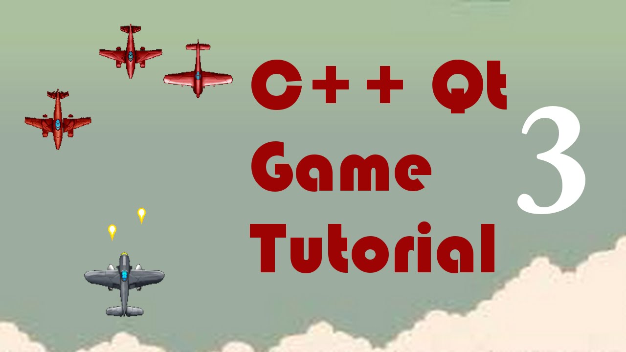 C++ Qt Game Tutorial 3 - Shooting With the Spacebar - YouTube
