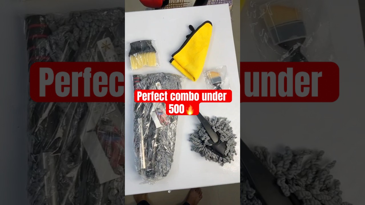 Best car cleaning combo under 500 🔥 #car #accessories