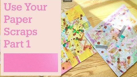 USE YOUR PAPER SCRAPS | PART 1| EASY EPHEMERA TUTORIAL | CRAFT &CHAT |FUN| #junkjournal
