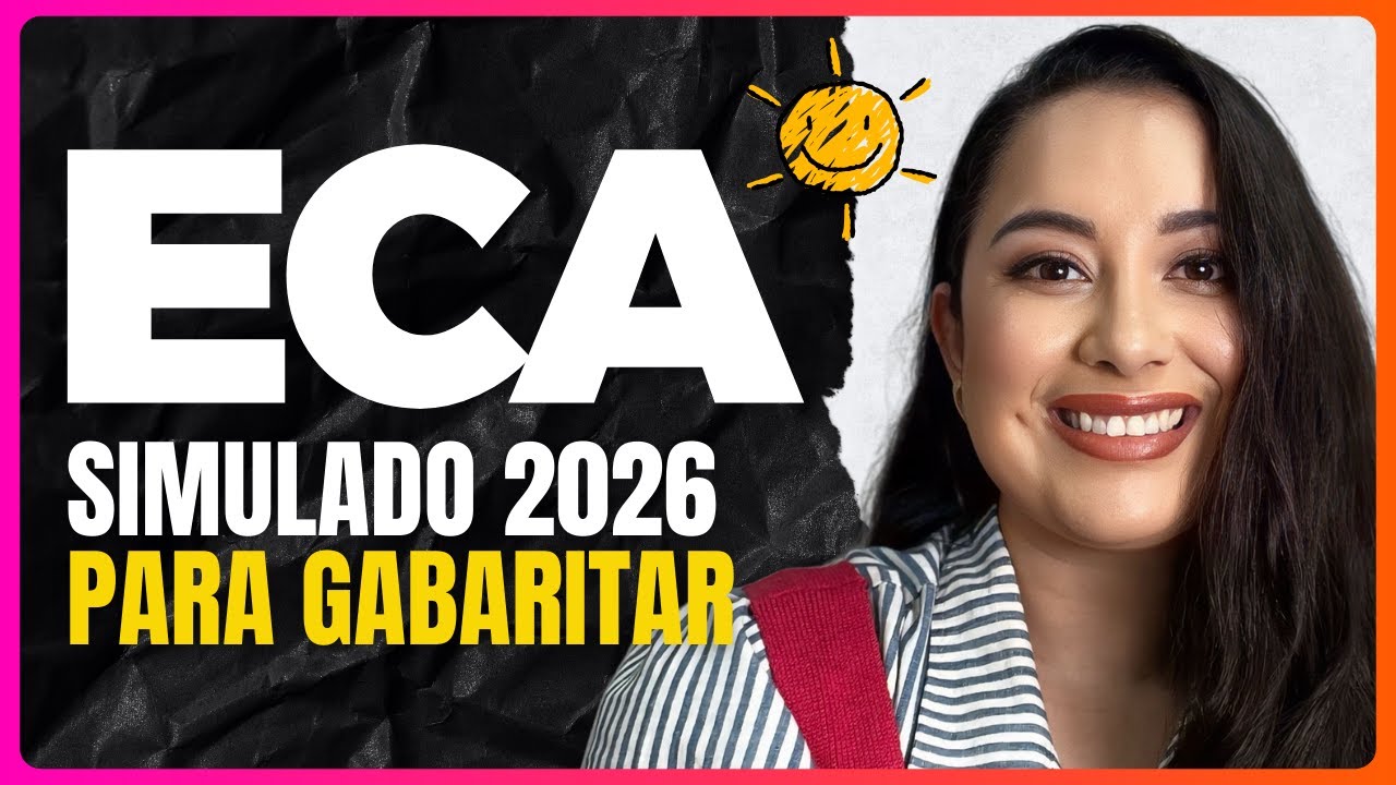 ECA Simulado 2026 - Essas Questões Estarão na Sua Prova! #ECA