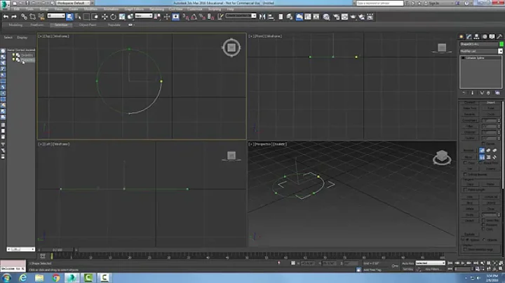 3ds Max  06-23 Editable Spline   Geometry Rollout   Detach