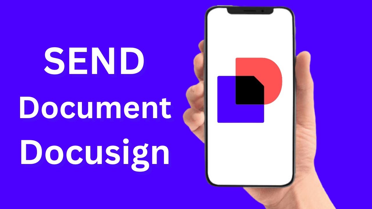 How To Send Document Via Docusign - YouTube